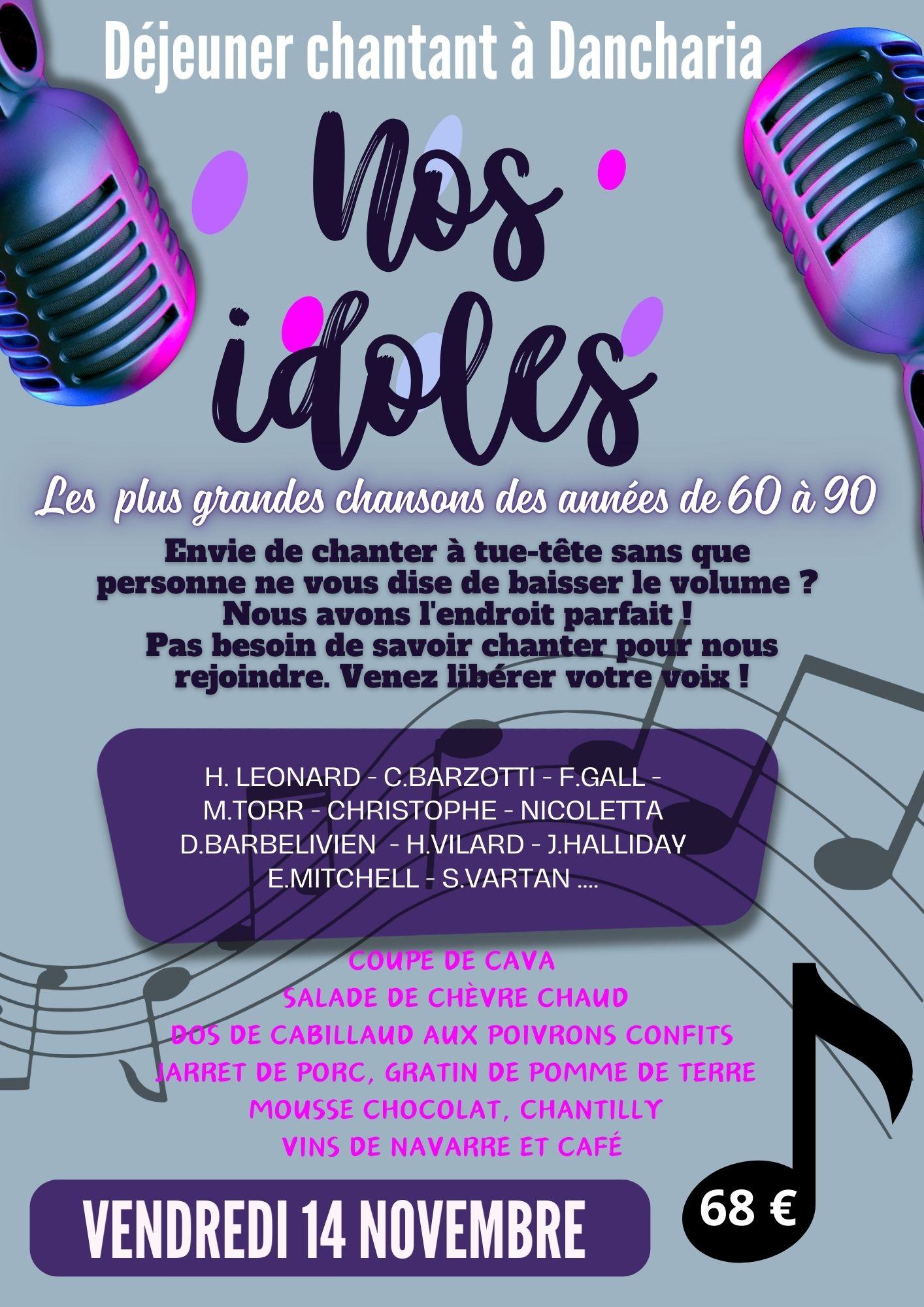 30 - DEJEUNER CHANTANT A DANCHARIA